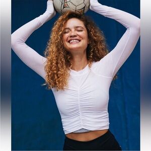 Free People Tempo Ruched Long Sleeve
